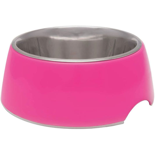 Loving Pets Hot Pink Retro Bowl-Dog-Loving Pets-1 count - X-Small-