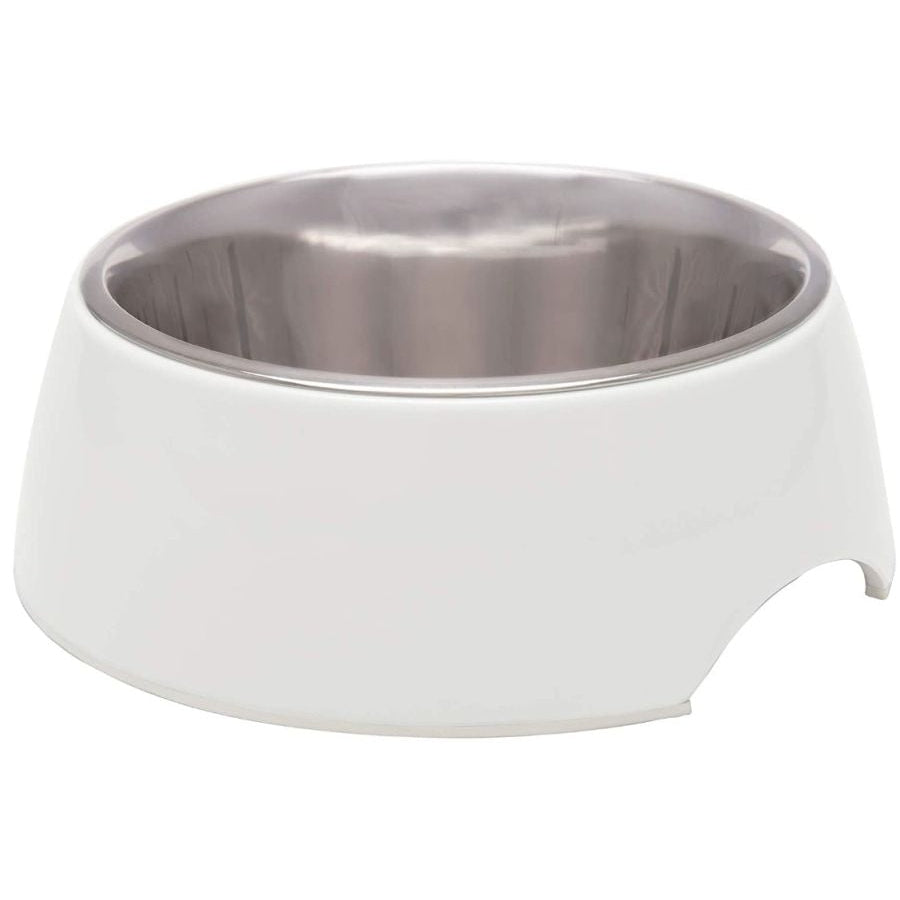 Loving Pets Ice White Retro Bowl-Dog-Loving Pets-1 count - Large-