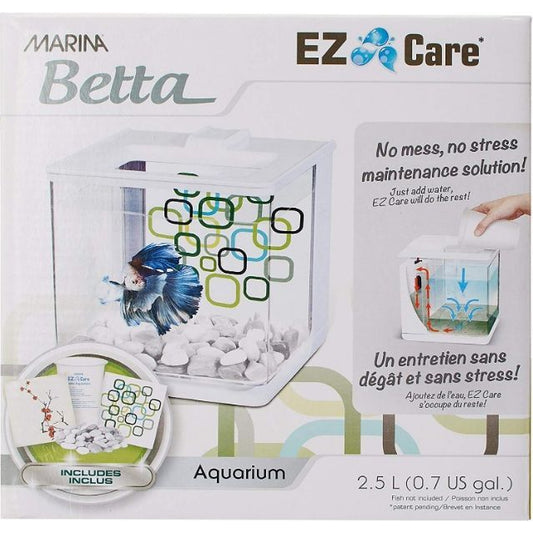 Marina Betta EZ Care Aquarium Kit-Fish-Marina-0.07 gallon - White-
