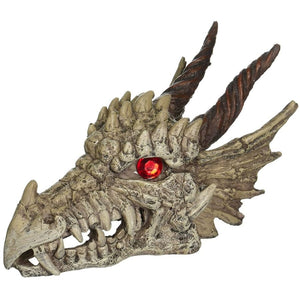 Penn Plax Gazer Dragon Skull Aquarium Ornament-Fish-Penn Plax-5"L x 8"W x 5.5"H-