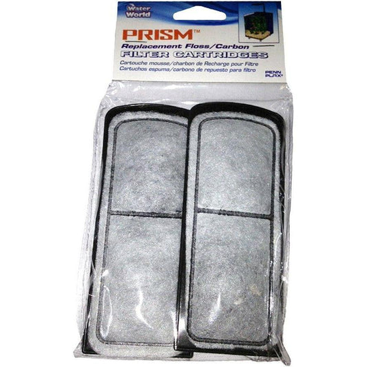 Penn Plax Water World Prism Replacement Filter Cartridges-Fish-Penn Plax-2 count-