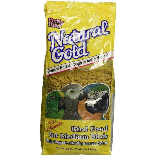 Pretty Bird Ultimate Natural Gold Bird Food-Bird-Pretty Pets-Medium - 2.6 lbs-