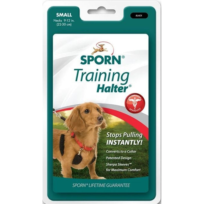 Sporn Original Training Halter for Dogs - Black-Dog-Sporn-Small-