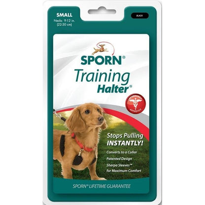 Sporn Original Training Halter for Dogs - Black-Dog-Sporn-Small-