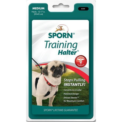 Sporn Original Training Halter for Dogs - Black-Dog-Sporn-Medium-
