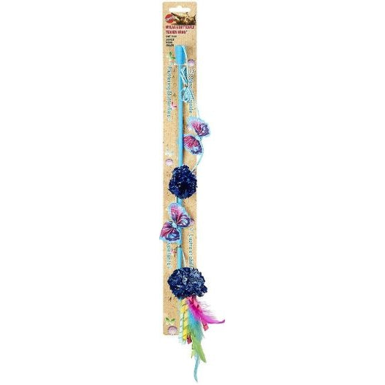 Spot Butterfly and Mylar Teaser Wand Cat Toy - Assorted Colors-Cat-Spot-1 count-