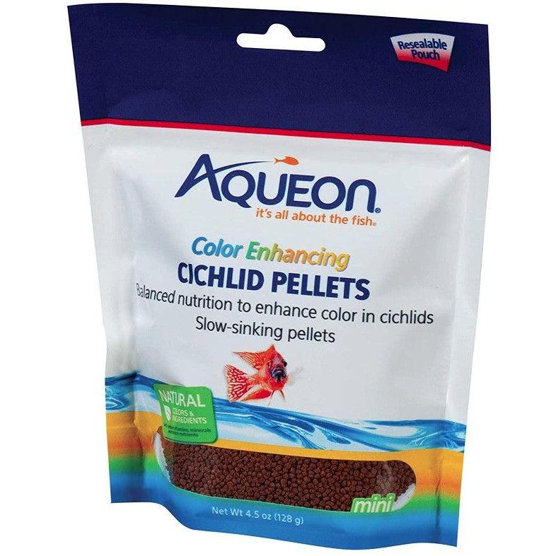 Aqueon Color Enhancing Cichlid Food Pellets-Fish-Aqueon-4.5 oz-