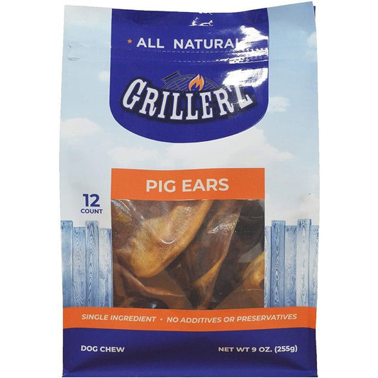 Grillerz Pig Ears Dog Treat-Dog-Scott Pet-12 count-