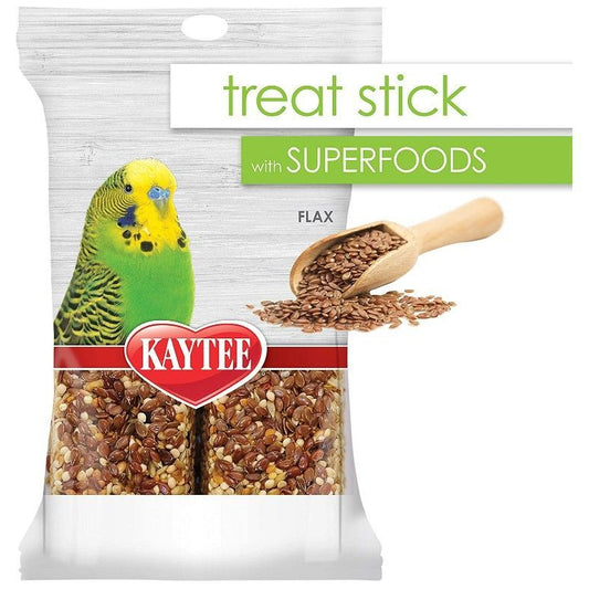 Kaytee Superfoods Avian Treat Stick - Flax-Bird-Kaytee-5.5 oz-