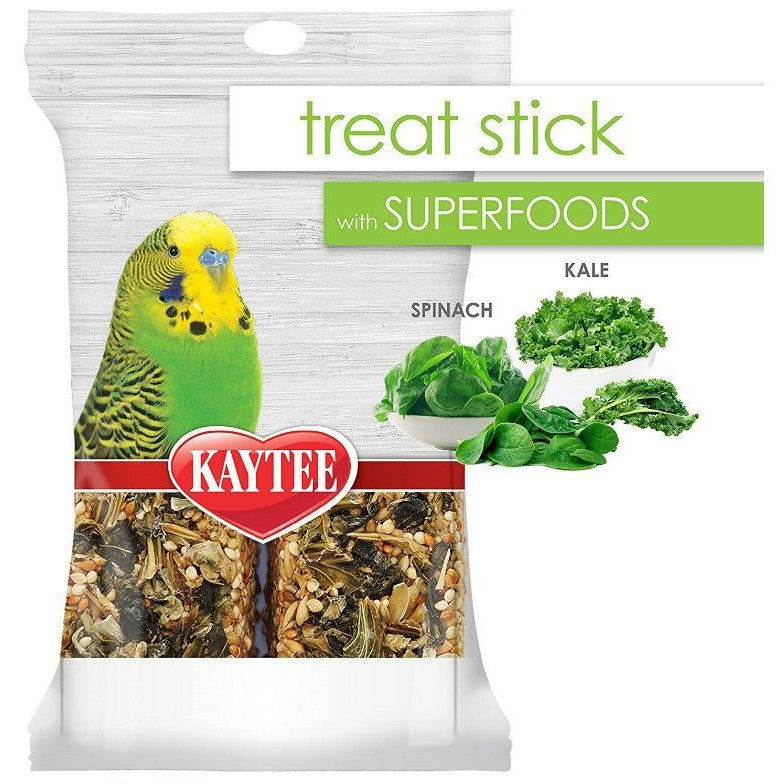 Kaytee Superfoods Avian Treat Stick - Spinach & Kale-Bird-Kaytee-5.5 oz-