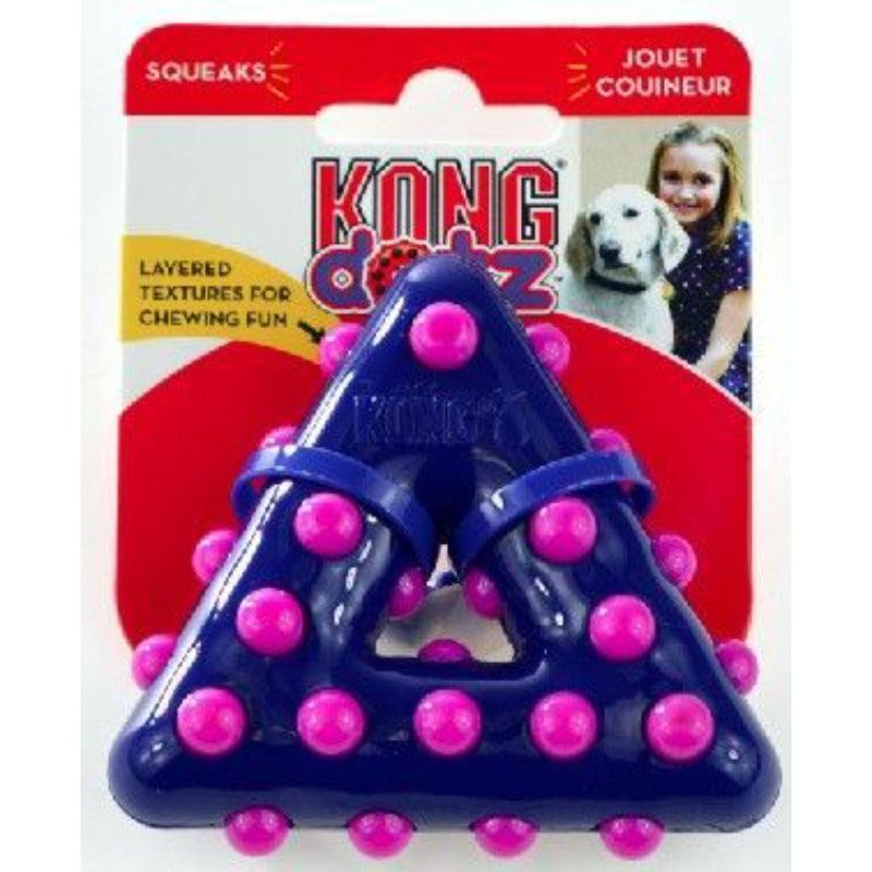 KONG Dotz Triangle Dog Toy-Animals & Pet Supplies-BimBimPet-