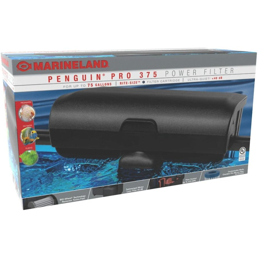 Marineland Penguin PRO Power Filter-Fish-Marineland-375 gph - 75 gallon tank-