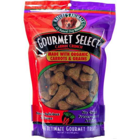 Natures Animals Gourmet Select Carrot Crunch Mini-Dog-Natures Animals-7 oz-