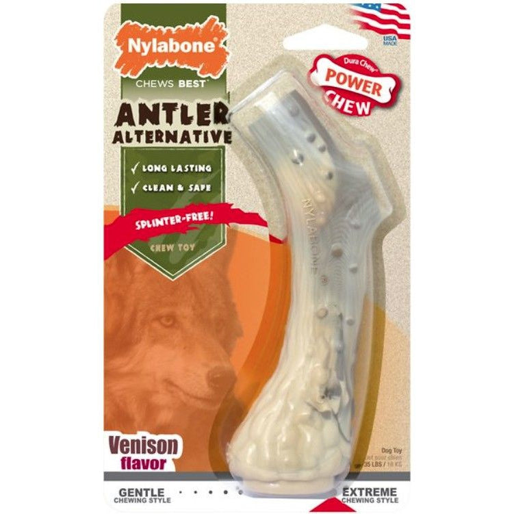 Nylabone Power Chew Antler Alternative Venison Flavor-Dog-Nylabone-Medium - 1 count-