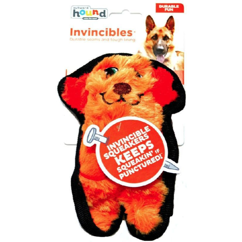 Outward Hound Invincibles Minis Orange Dog Toy-Animals & Pet Supplies-BimBimPet-