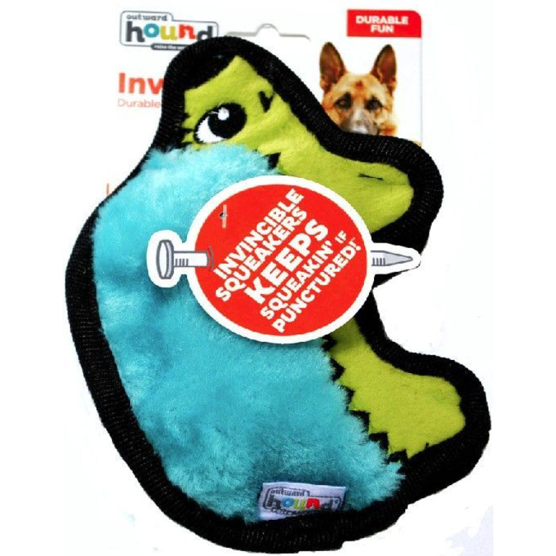 Outward Hound Invincibles Minis Turquoise Hedgehog Dog Toy-Animals & Pet Supplies-BimBimPet-