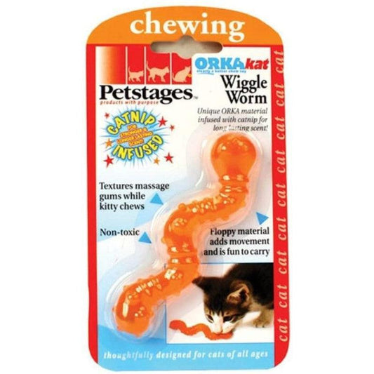 Petstages ORKAkat Wiggle Worm Cat Toy-Animals & Pet Supplies-BimBimPet-