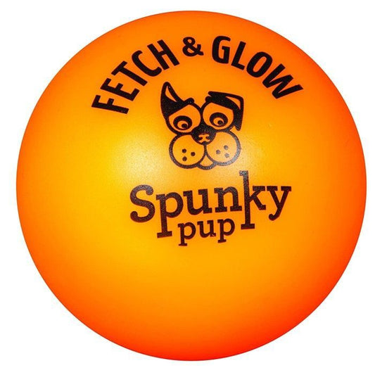 Spunky Pup Fetch and Glow Ball Dog Toy Assorted Colors-Dog-Spunky Pup-Medium - 1 count-