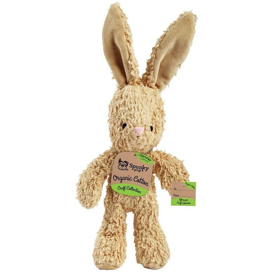 Spunky Pup Organic Cotton Bunny Dog Toy-Dog-Spunky Pup-Small - 1 count-