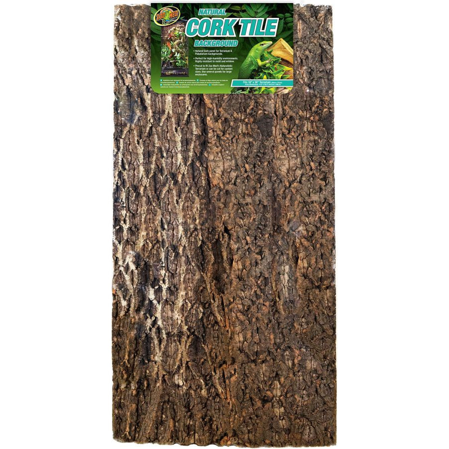 Zoo Med Natural Cork Tile Terrarium Background-Reptile-Zoo Med-18" x 36"-