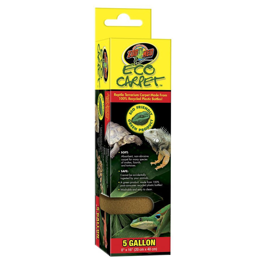 Zoo Med Eco Carpet Reptile Carpet - Tan-Reptile-Zoo Med-5 gal (8" x 16")-
