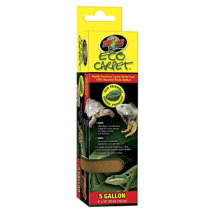 Zoo Med Eco Carpet Reptile Carpet - Tan-Reptile-Zoo Med-5 gal (8" x 16")-