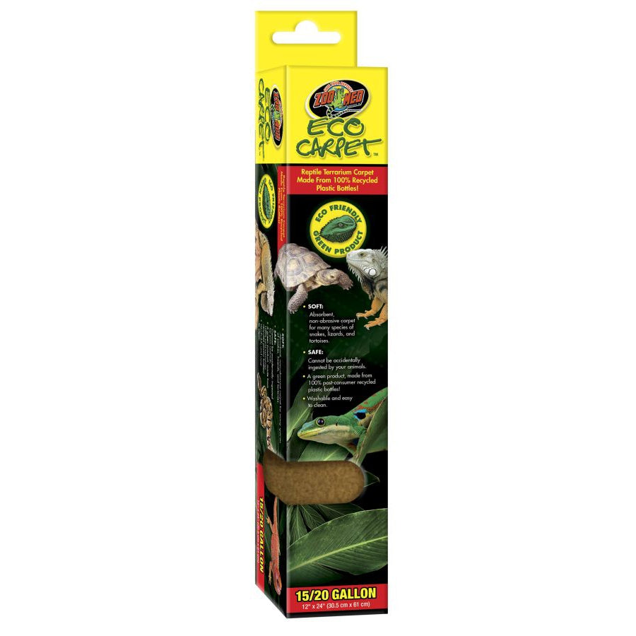 Zoo Med Eco Carpet Reptile Carpet - Tan-Reptile-Zoo Med-15/20 gal (12" x 24")-