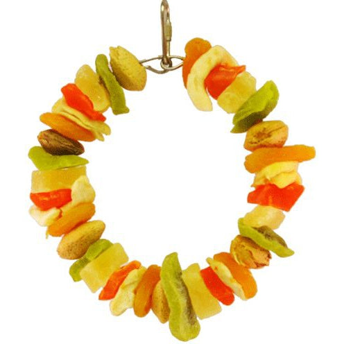 AE Cage Company Happy Beaks Deluxe Fruit Ring Tropical Delight-Bird-A&E Cage Company-1 count-