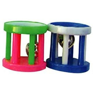 AE Cage Company Happy Beaks Small Barrel Foot Toy for Birds-Bird-A&E Cage Company-48 count-