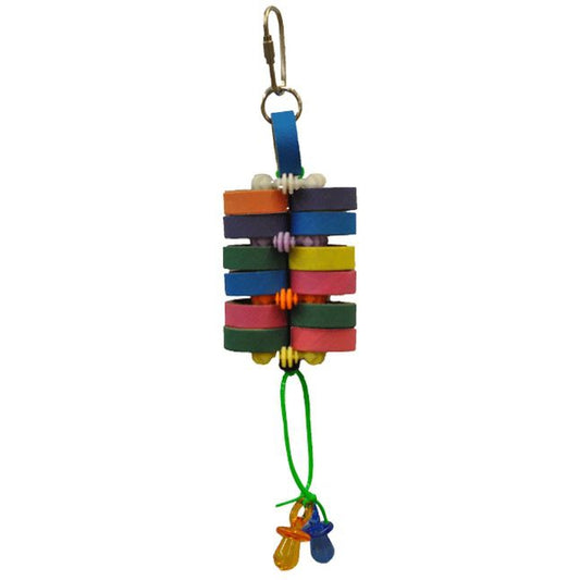 AE Cage Company Happy Beaks Starts and Bagels Bird Toy-Animals & Pet Supplies-BimBimPet-