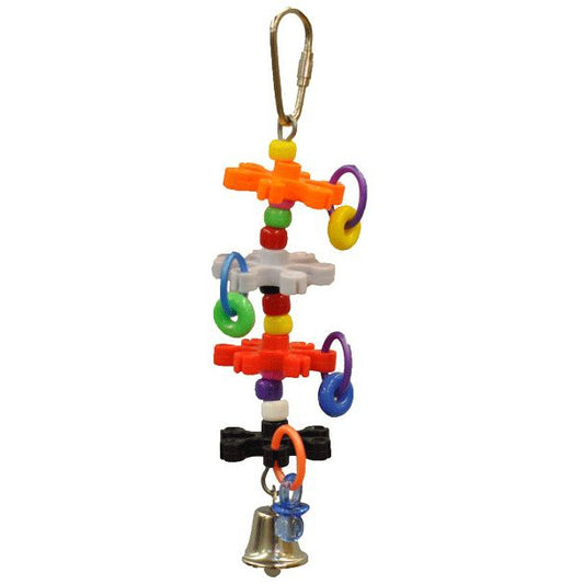 AE Cage Company Happy Beaks Tiny Rings and Stars Bird Toy-Bird-A&E Cage Company-1 count-