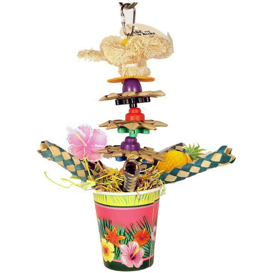 AE Cage Company Happy Beaks Tropical Punch Cocktail Bird Toy-Bird-A&E Cage Company-1 count-