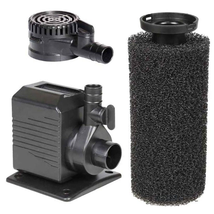 Beckett Crystal Pond Dual Purpose Pond and Fountain Pump with Pre-Filter-Fish-Beckett-430 GPH-