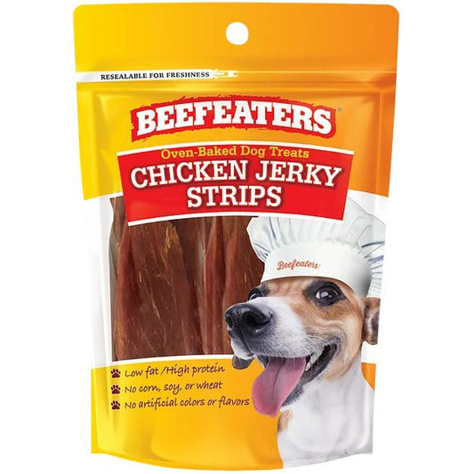 Beefeaters Oven Baked Chicken Jerky Strips Dog Treat-Dog-Beefeaters-9 oz-