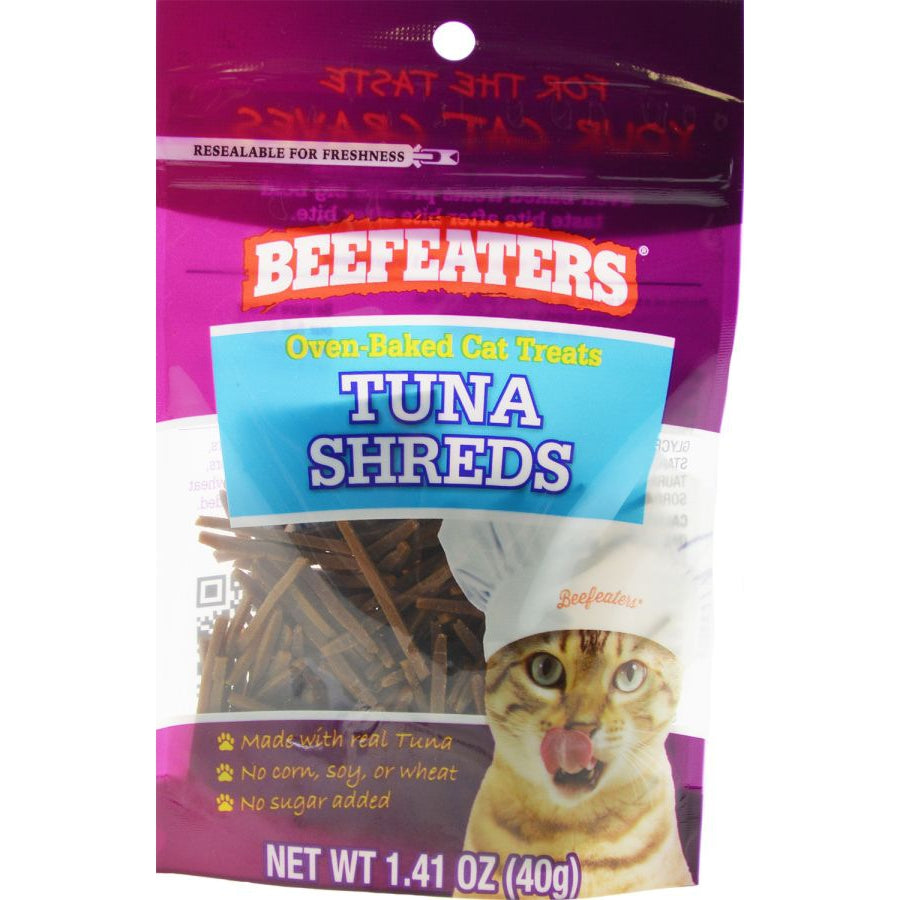 Beefeaters Oven Baked Tuna Shreds Cat Treats-Cat-Beefeaters-1.41 oz-