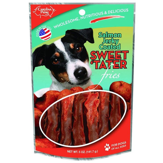 Carolina Prime Sweet Tater & Salmon Fries Dog Treats-Dog-Carolina Prime-5 oz-