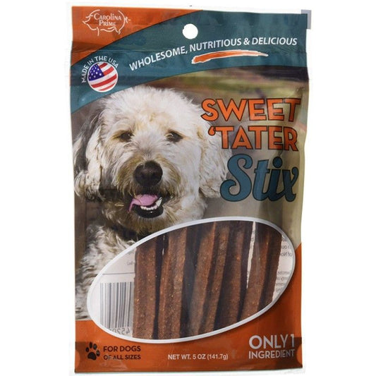 Carolina Prime Sweet Tater Stix Dog Treats-Dog-Carolina Prime-5 oz-