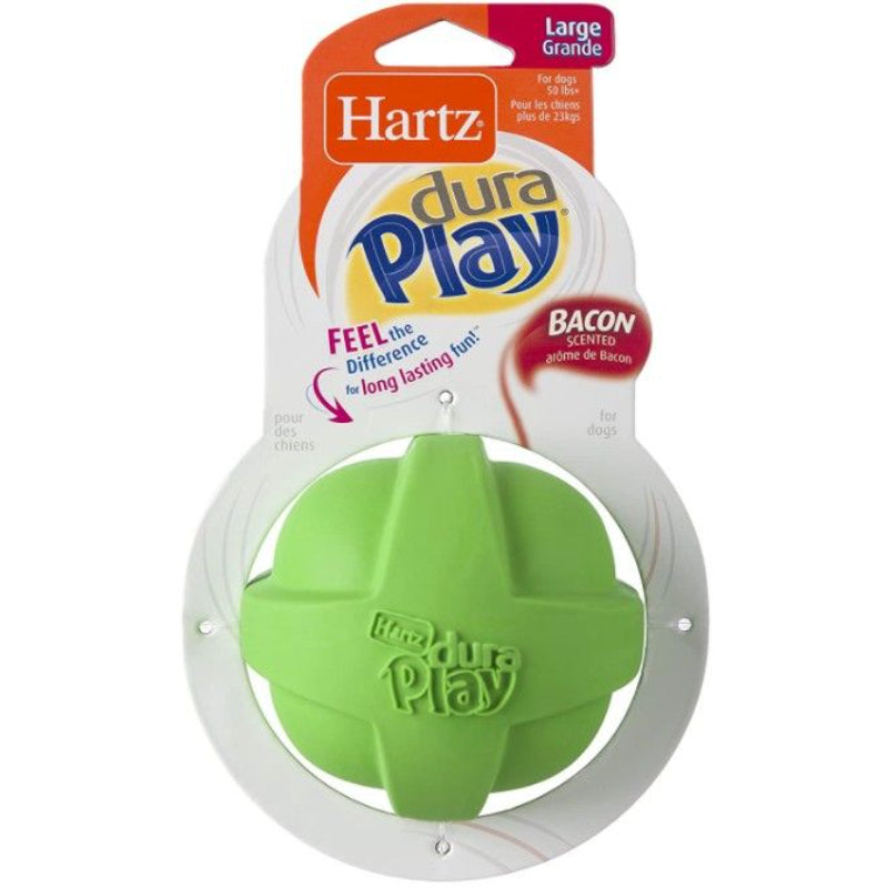 Hartz Dura Play Bacon Scented Dog Ball Toy Large-Animals & Pet Supplies-BimBimPet-