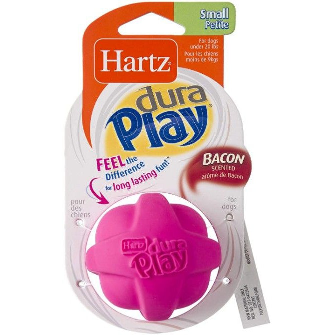 Hartz Dura Play Bacon Scented Dog Ball Toy Small-Dog-Hartz-1 count-