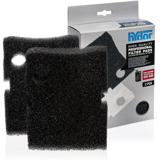 Hydor High Quality Professional Black Coarse Sponge Filter Pads for Filters Professional 450-600-Animals & Pet Supplies-BimBimPet-