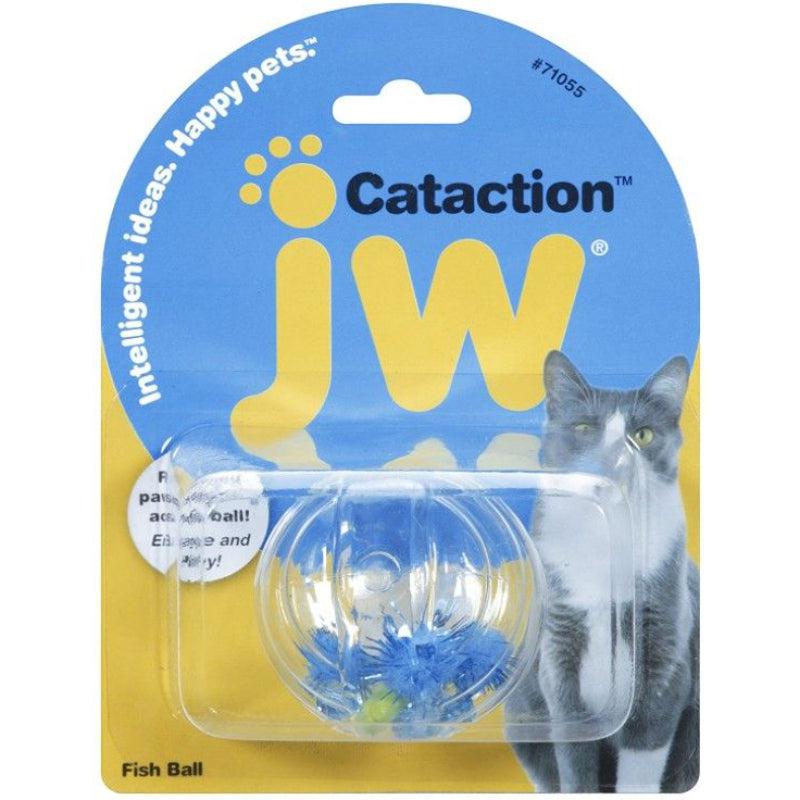 JW Pet Cataction Fish Ball Interactive Cat Toy-Animals & Pet Supplies-BimBimPet-