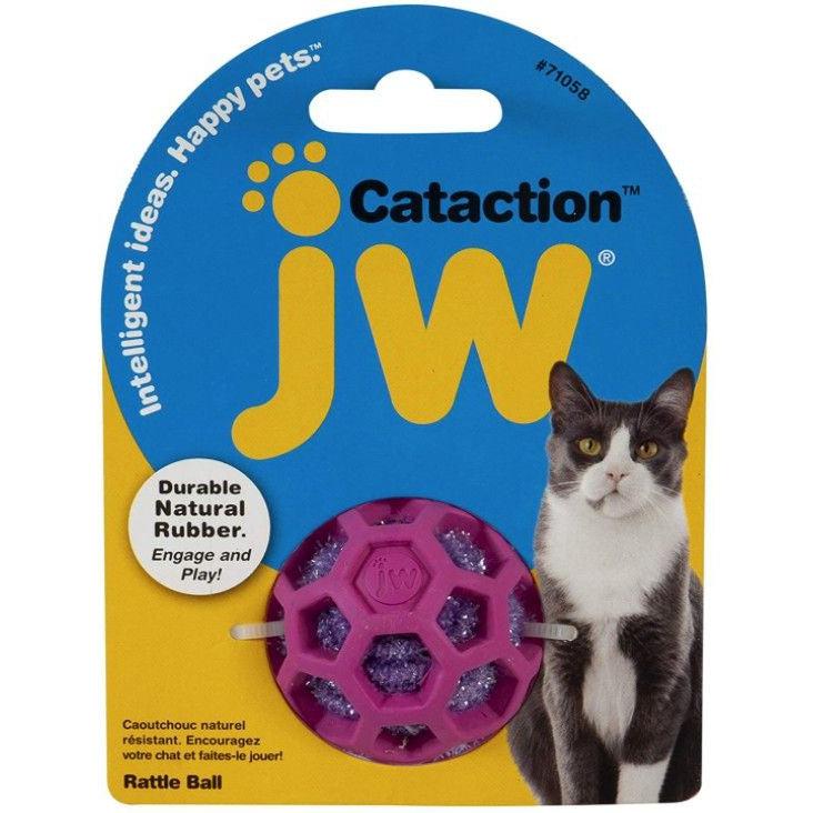 JW Pet Cataction Rattle Ball Interactive Cat Toy-Cat-JW Pet-1 count-