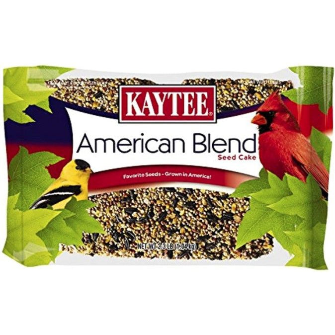 Kaytee American Blend Seed Cake with Favorite Seeds Grown In America For Wild Birds-Bird-Kaytee-2.3 lbs-