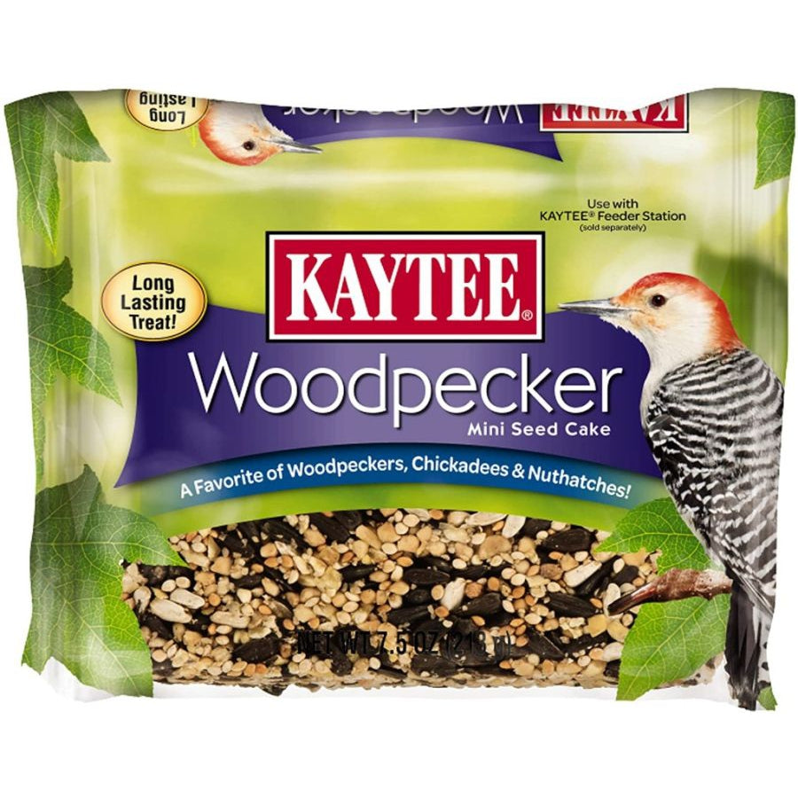 Kaytee Woodpecker Mini Honey Seed Cake For Energy Support-Bird-Kaytee-7.5 oz-