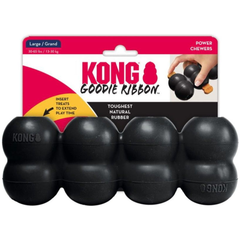 KONG Goodie Ribbon Treat Dispensing Dog Chew Toy Large-Animals & Pet Supplies-BimBimPet-