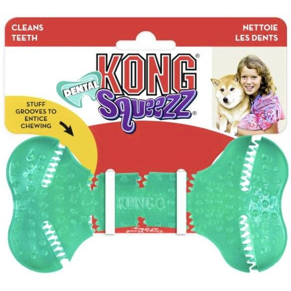 KONG Squeezz Dental Bone Dog Toy Medium-Dog-KONG-1 count-