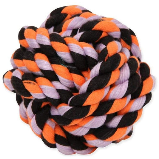 Mammoth Cottonblend Monkey Fist Ball Flossy Dog Toy 3.75" Small-Dog-Mammoth-1 count-