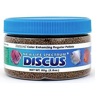 New Life Spectrum Natural Color Enhancing Discus Regular Pellets-Fish-New Life Spectrum-80 g-