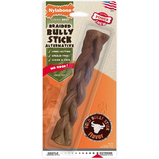 Nylabone Power Chew Alternative Braided Bully Stick Giant-Dog-Nylabone-1 count-