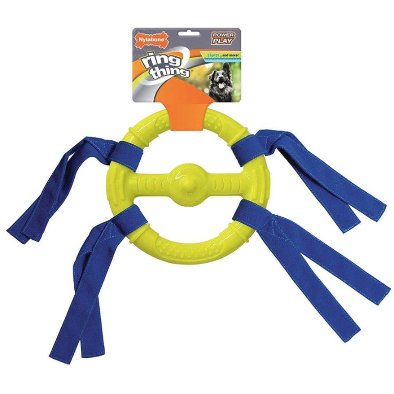 Nylabone Power Play Ring Thing Floating 7" Dog Toy-Animals & Pet Supplies-BimBimPet-